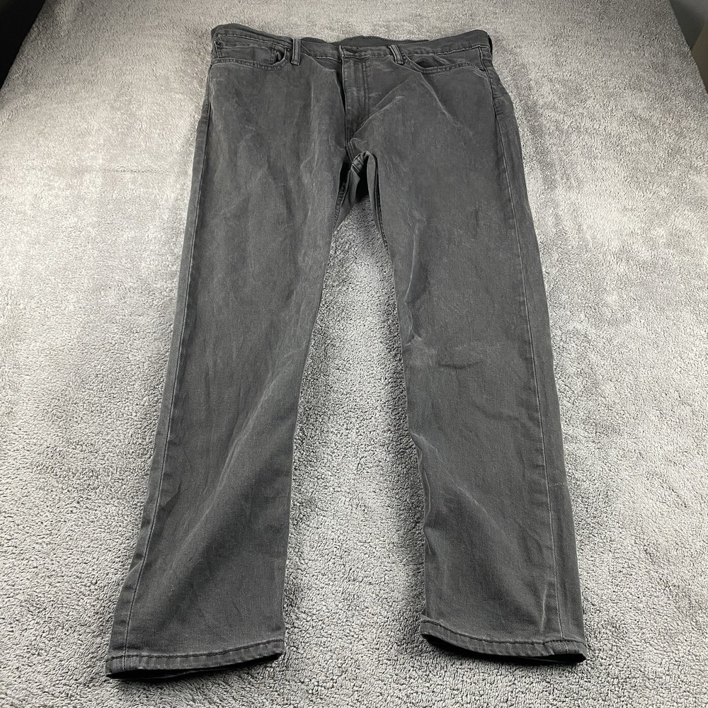 Levis 510 Skinny Jeans Mens 38x30 Dark Gray Mid Rise Denim